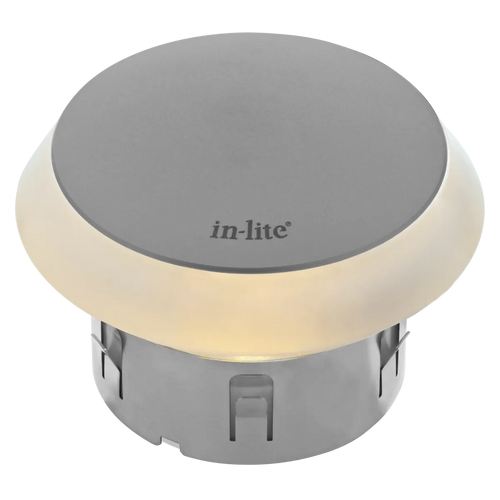 In-Lite Puck LED grondspot 12V - Pearl Grey - Ø 60mm