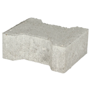 Ecotop Base H-verbandsteen 20x16,4/11,7x8 normaal facet grijs KOMO PL2 20x16,4x8cm