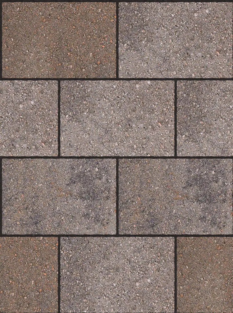 Furora+ Brown Nuance 30x20x6cm Bruin,                                                             Grijs,                                                             Rood