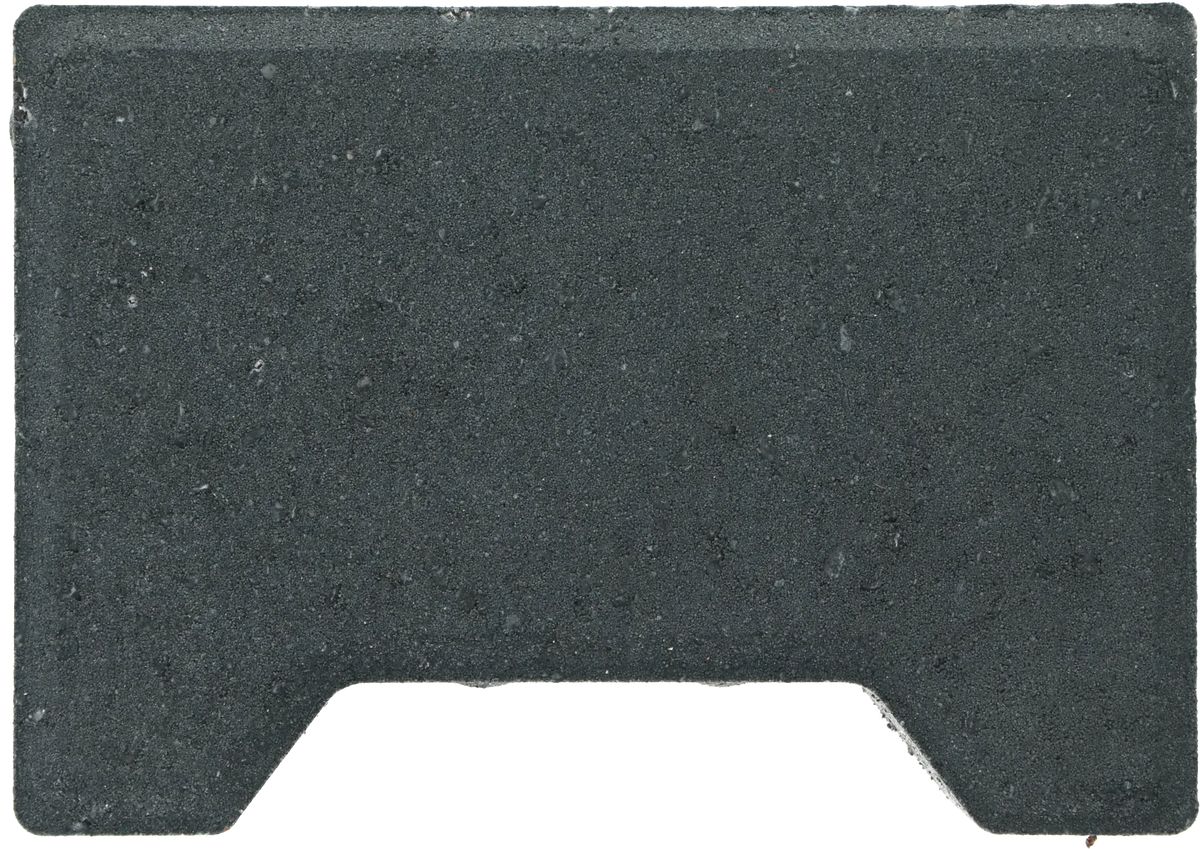 Ecotop Base Randsteen 20x13,4/11,5x8 normaal facet antraciet KOMO PL2 20x13,4x8cm Antraciet