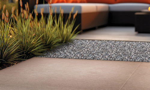 Optimum Tuintegel Taupe 60x60x4 Excluton betontegel