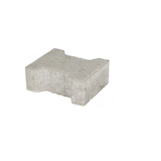 Basicstone H-verbandsteen 20x16,4/11,7x8 normaal facet grijs KOMO PL2 20x16,4x8cm