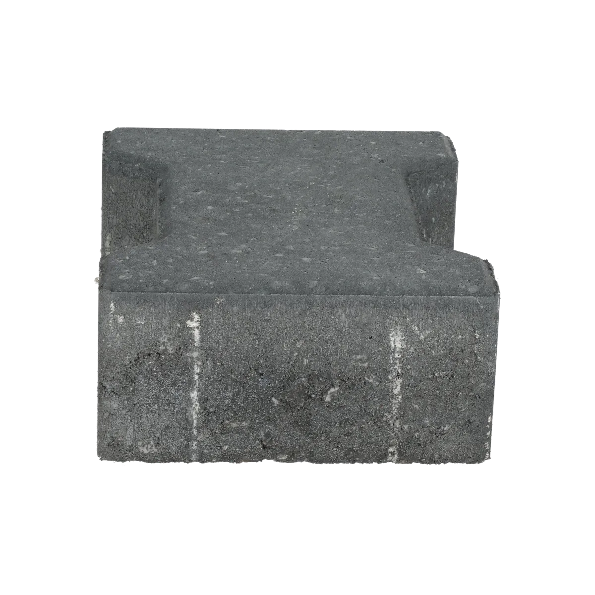 Ecotop Base H-verbandsteen 20x16,4/11,7x8 normaal facet antraciet KOMO PL2 20x16,4x8cm Antraciet