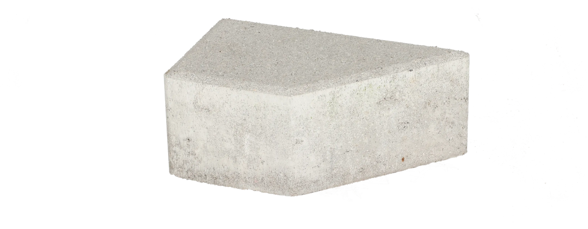 Ecotop Base Kepersteen 8cm tbv 21x10,5 normaal facet grijs PL3 17,5x10,5x8cm Grijs