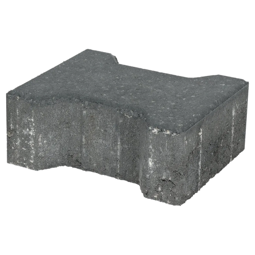 Ecotop Base H-verbandsteen 20x16,4/11,7x8 normaal facet antraciet KOMO PL2 20x16,4x8cm