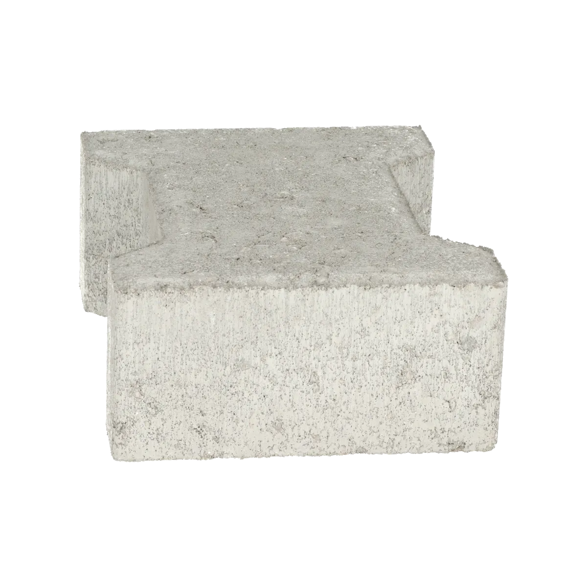 Basicstone H-verbandsteen 20x16,4/11,7x8 normaal facet grijs 1000 KOMO PL1 20x16,4x8cm Grijs