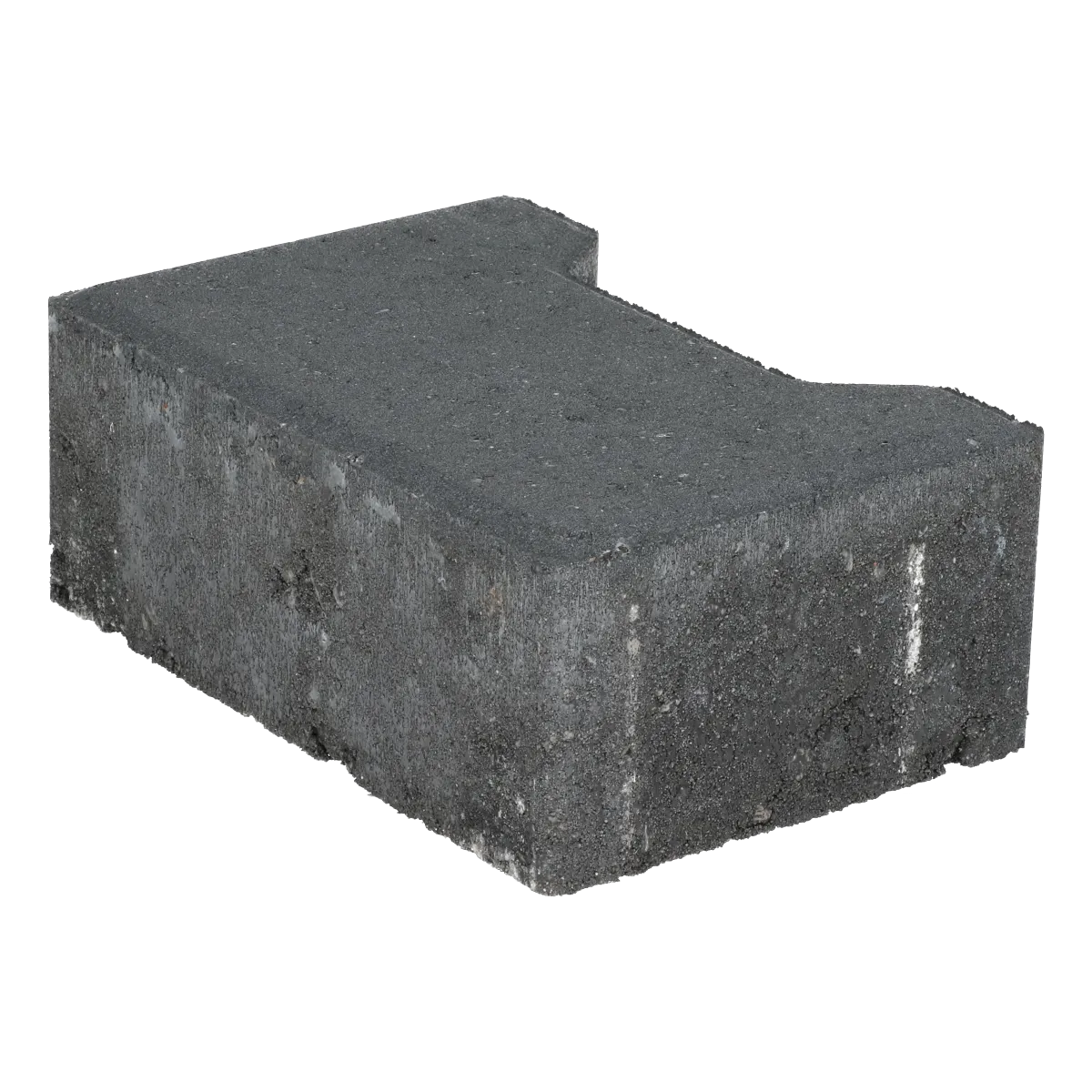 Ecotop Base Randsteen 20x13,4/11,5x8 normaal facet antraciet KOMO PL2 20x13,4x8cm Antraciet