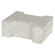 Basicstone H-verbandsteen 20x16,4/11,7x8 normaal facet grijs 1000 KOMO PL1 20x16,4x8cm