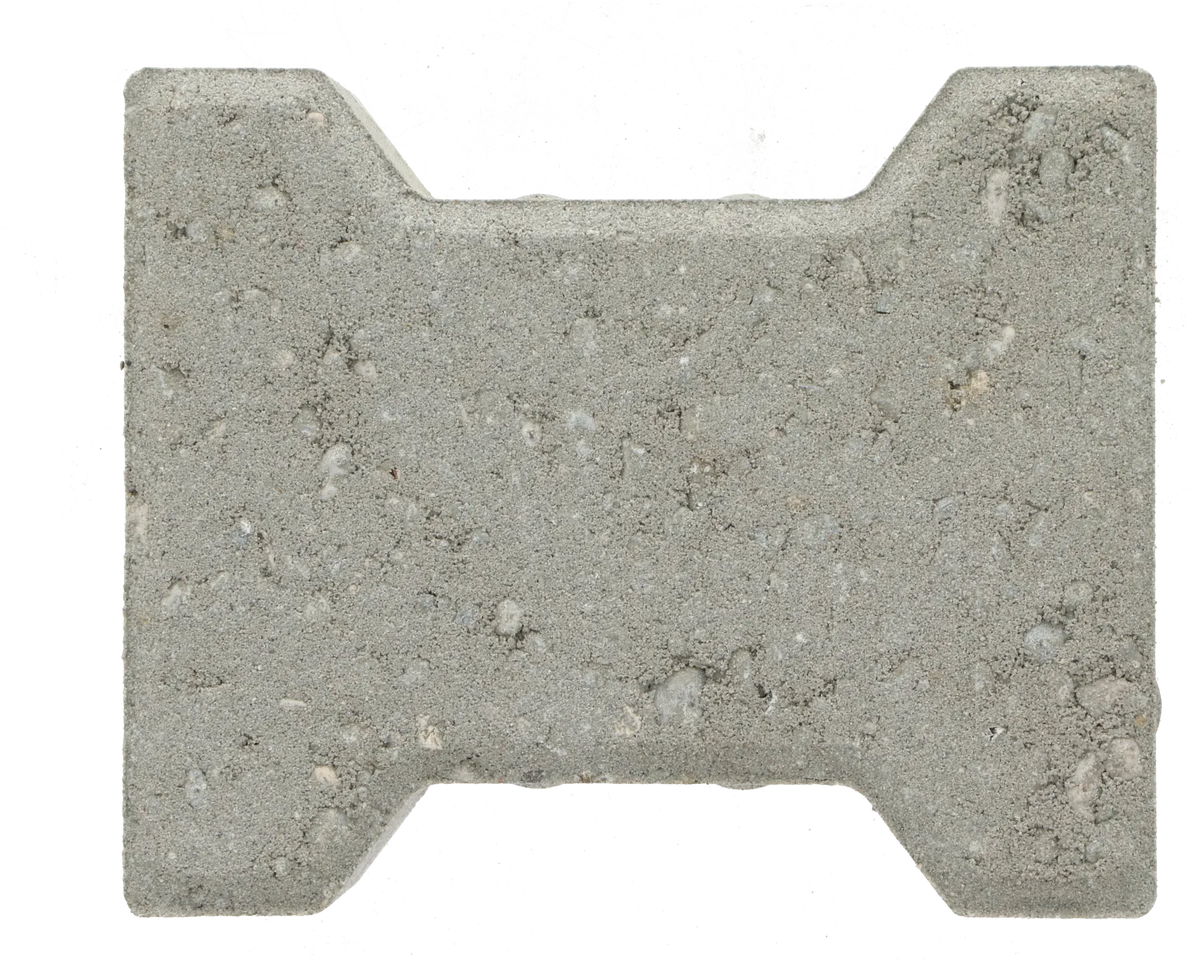 Basicstone H-verbandsteen 20x16,4/11,7x8 normaal facet grijs KOMO PL2 20x16,4x8cm Grijs