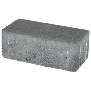 Ecotop Base GRN+ Bss normaal facet elleboogverband antraciet KOMO PL3 21x10,5x8cm