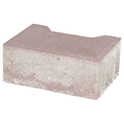 Ecotop Base Randsteen 20x13,4/11,5x8 normaal facet heidekleur KOMO PL2 20x13,4x8cm