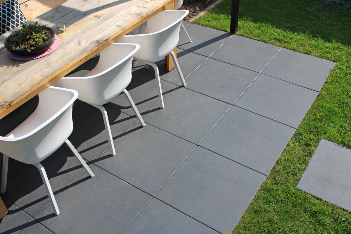 Mondo Facet Pit Black 60x60x4cm Zwart