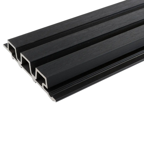 WPC WEO35 Gardenwall 33x170mm (wb 140mm) 290cm Ebony Black 17x3.3x290cm