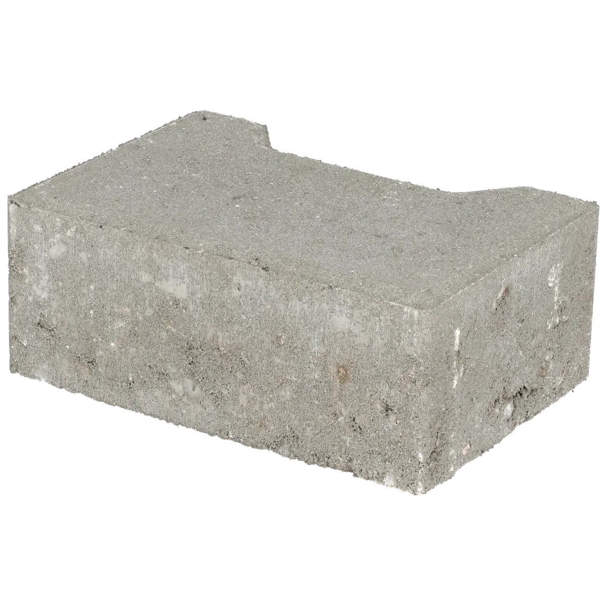 Ecotop Base Randsteen 20x13,4/11,5x8 normaal facet grijs KOMO PL2 20x13,4x8cm