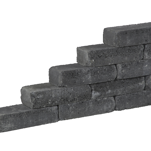 Pilestone line coal 40x15x10cm