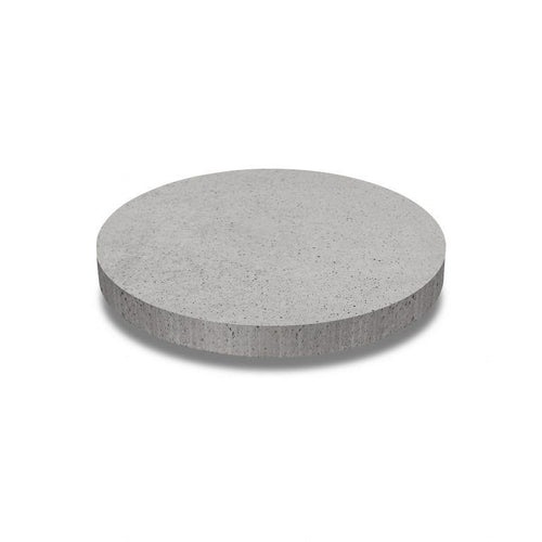 Oud hollandse tegel rond 100x100x7 grijs