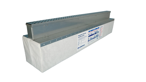 Hydroblob Lijnafwatering Infiltratiesysteem Set LG45 Slimline Verzinkt Rooster