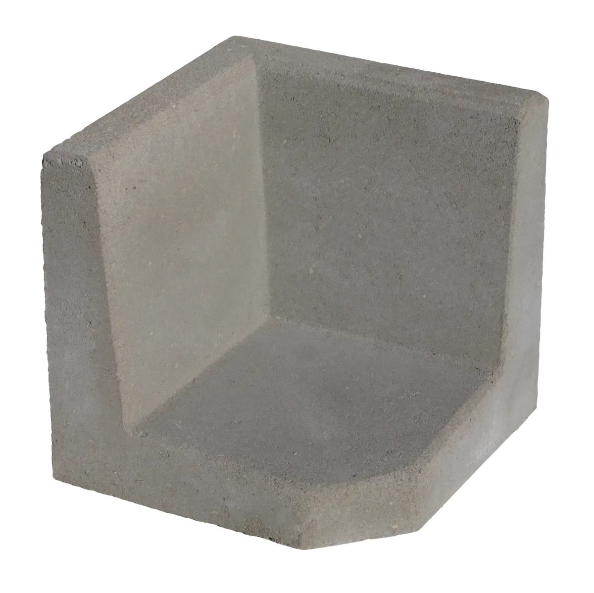 L-Element 40x40x40cm Grijs