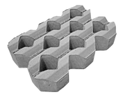 Grasbetontegel type A BK15 vierkante gaten 60x40x12cm
