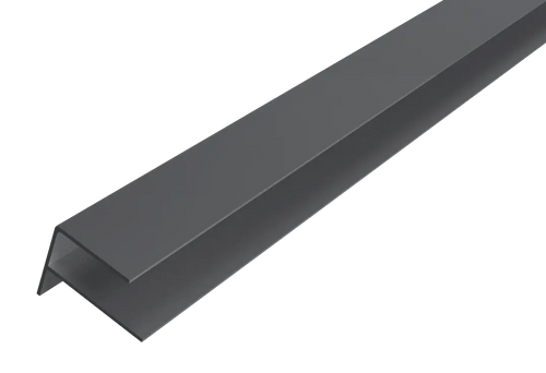 WPC WEO35-60 Alu F-profiel 65x80mm 300cm Dark Grey 6.5x8x300cm