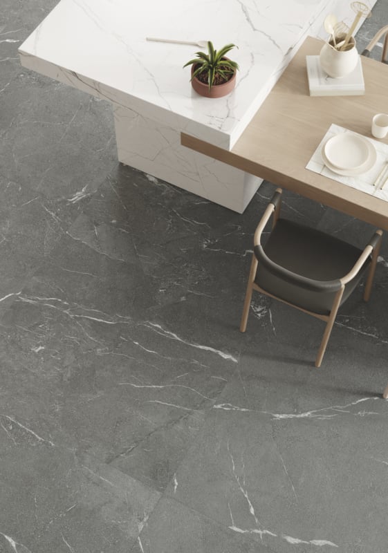 GeoCeramica® The Rock 60x60x4cm Dark Grey