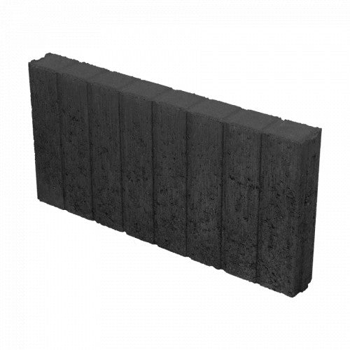Mini Quadrobandpalissade Zwart 25x6