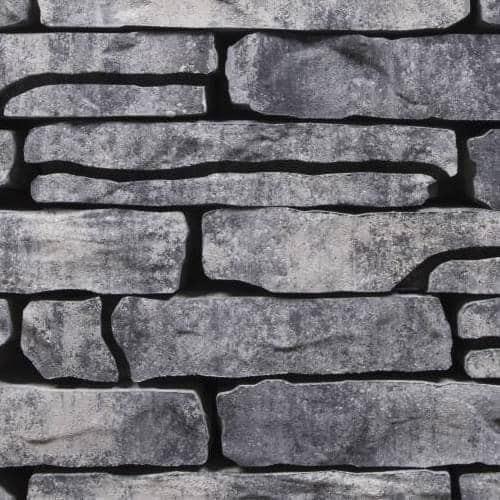 Stonewalling Grijs/zwart 18x43,5x8.5cm