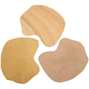 Flagstone per stuk, Golden Leaf, breukruw