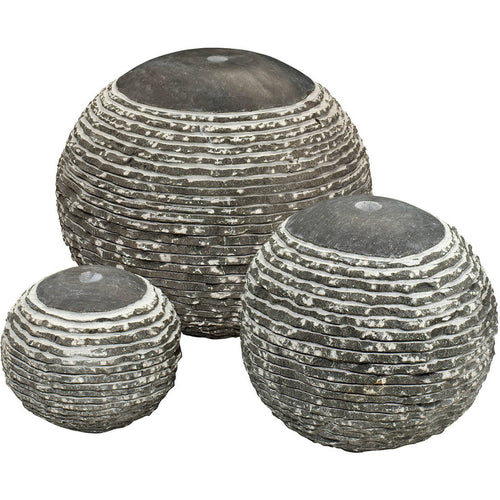 Set borrelstenen, bluette, 1 x 45 cm, 1 x 35 cm
