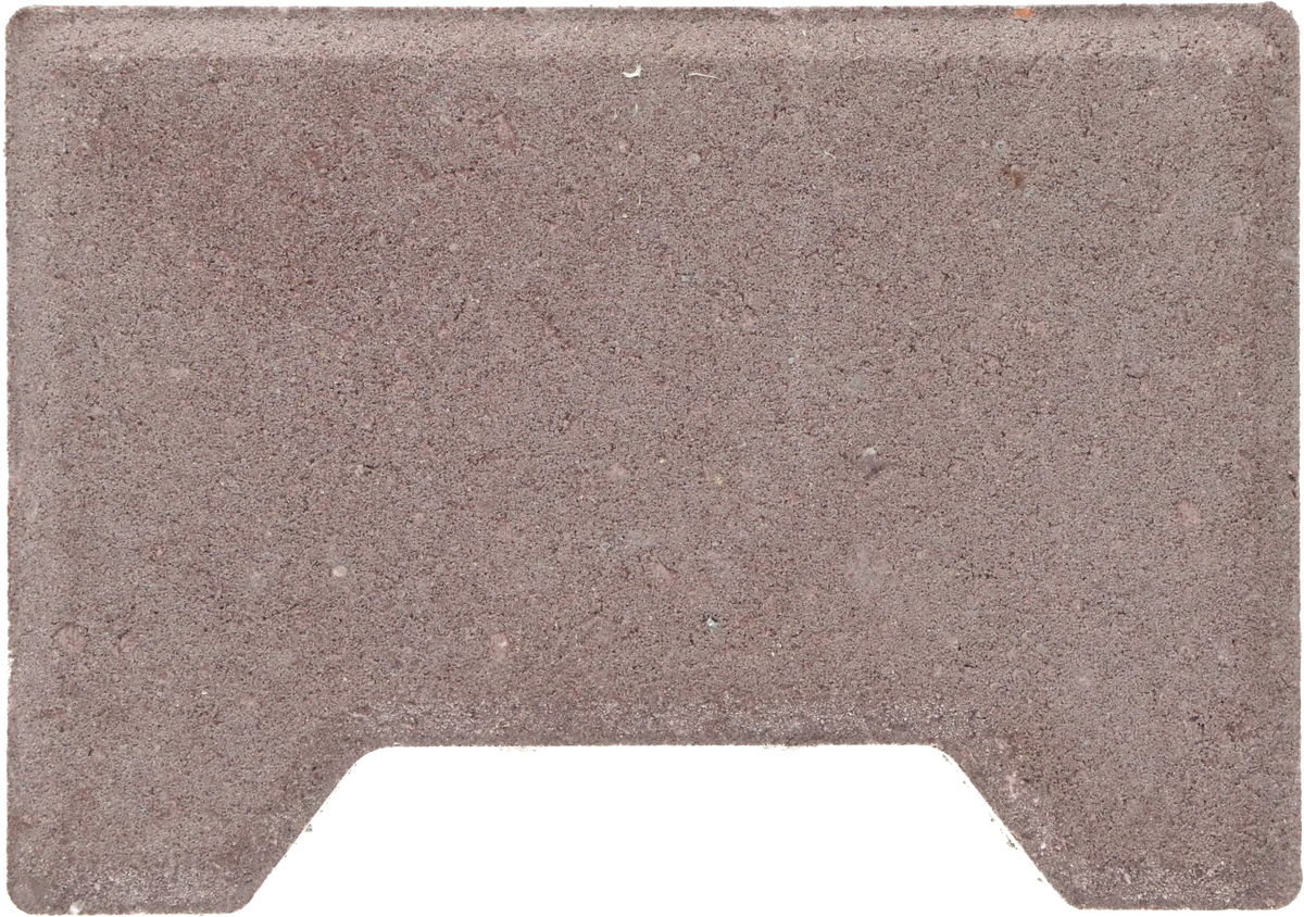 Ecotop Base Randsteen 20x13,4/11,5x8 normaal facet heidekleur KOMO PL2 20x13,4x8cm Heide