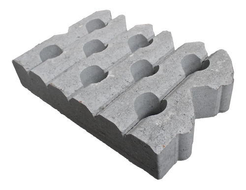 Grasbetontegel type B (60 cm. zijde vlak) K85911 vormklasse B BK15 60x40x12cm