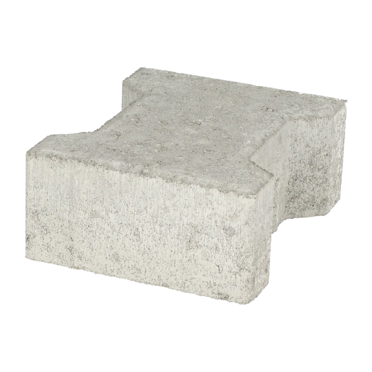 Basicstone H-verbandsteen 20x16,4/11,7x8 normaal facet grijs 1000 KOMO PL1 20x16,4x8cm Grijs