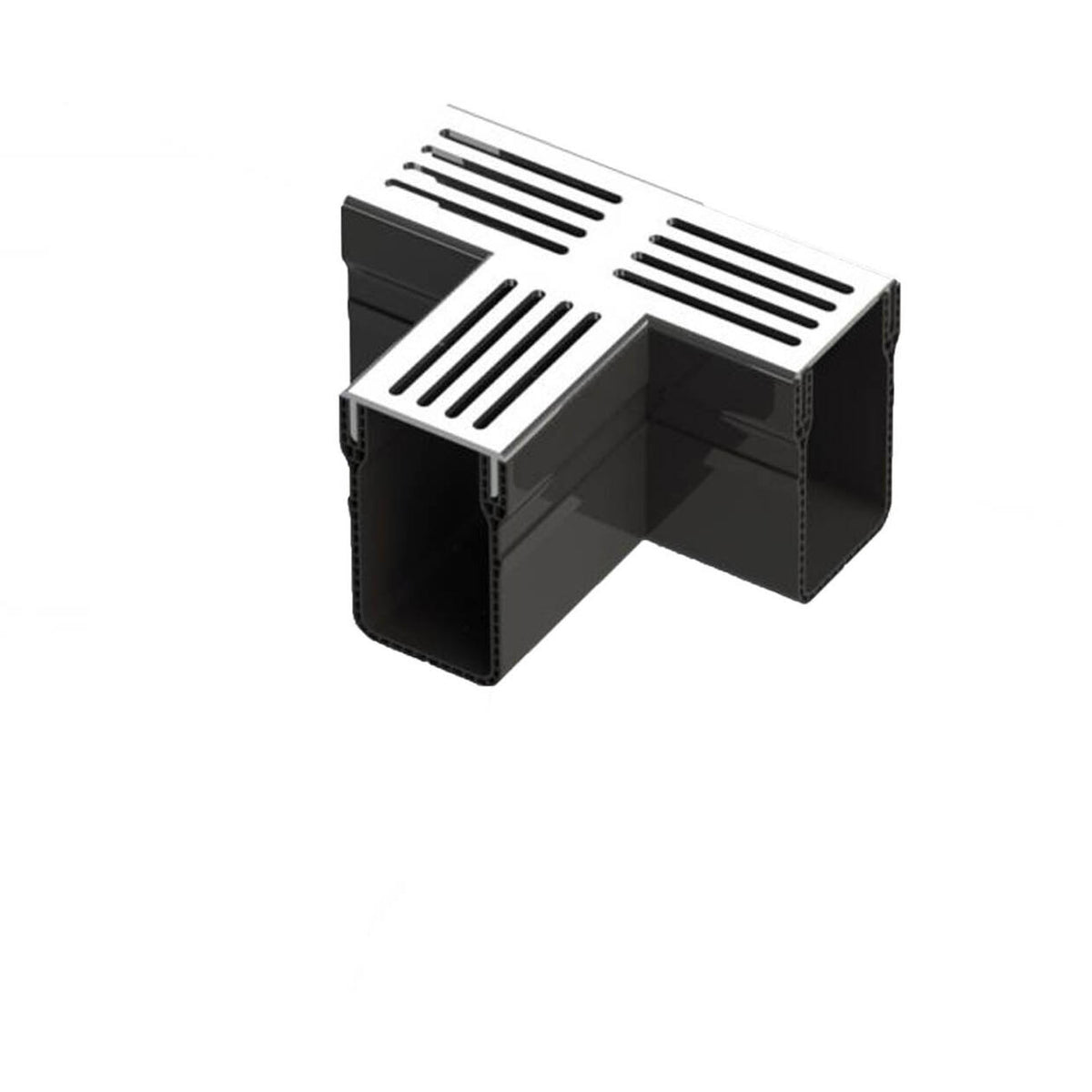 Gardendrain TEE Section Grey 65/100 mm
