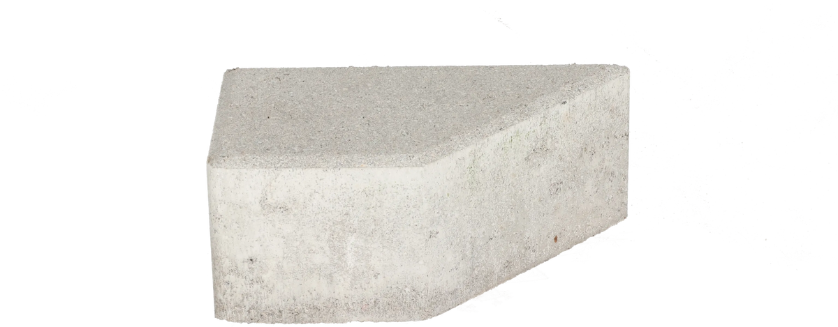 Ecotop Base Kepersteen 8cm tbv 21x10,5 normaal facet grijs PL3 17,5x10,5x8cm Grijs