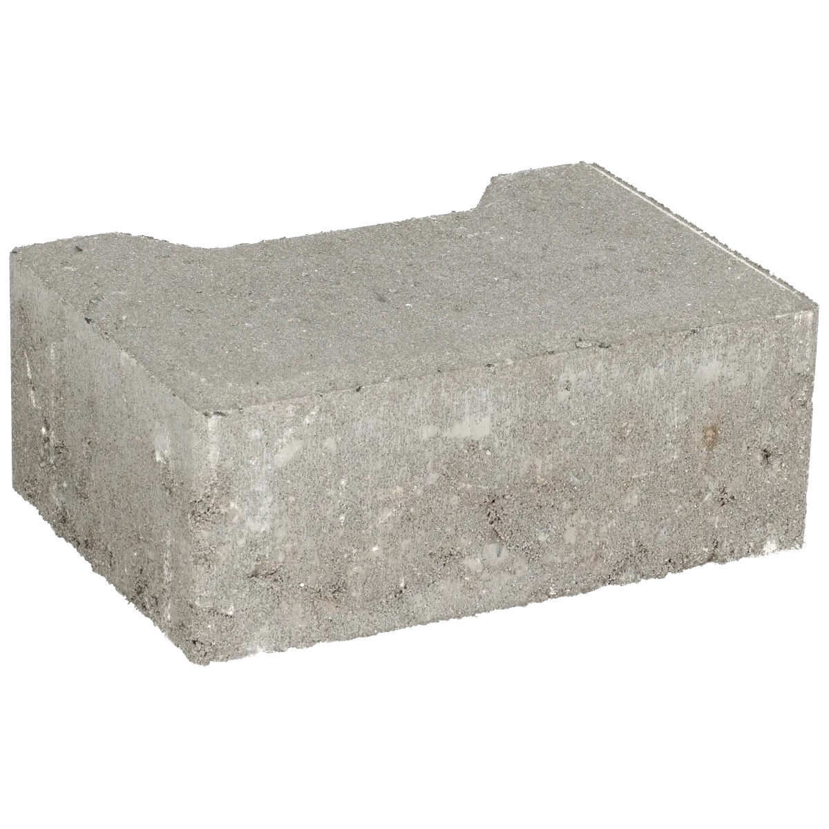 Ecotop Base Randsteen 20x13,4/11,5x8 normaal facet grijs KOMO PL2 20x13,4x8cm Grijs