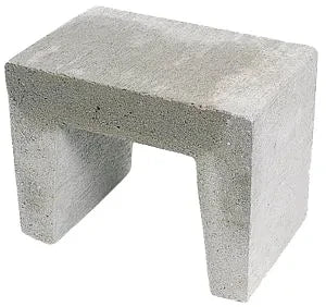 H) U-element 40x40x50cm Grijs