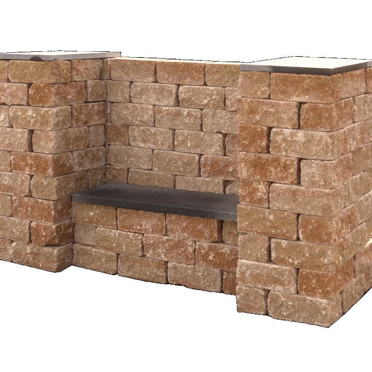 Combiwall uno 30x15x12cm mont blanc