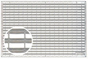 ACO Schraaprooster tbv schoonloper 100x50 cm