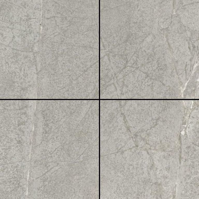 GeoCeramica® The Rock 60x60x4cm Silver