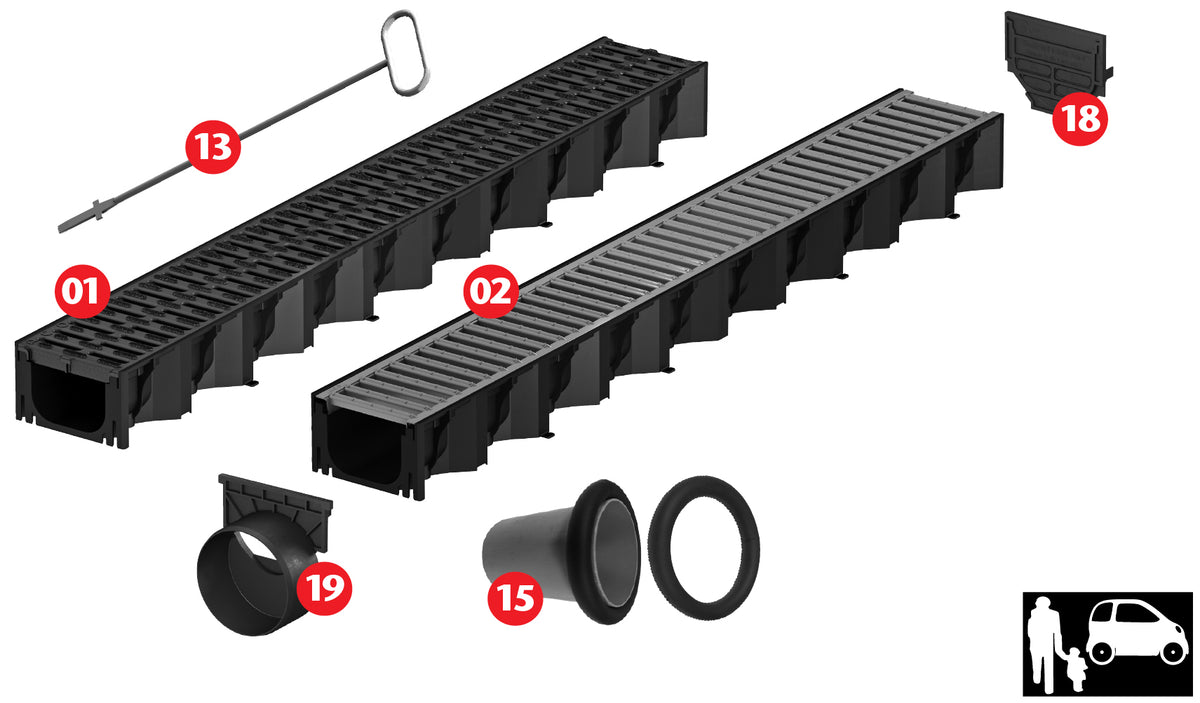 ACO Ringrubber Ø110-Ø80mm