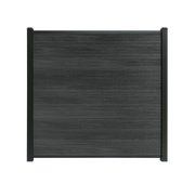 Composiet schutting Zwart