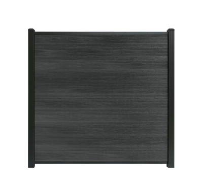 Composiet schutting Zwart