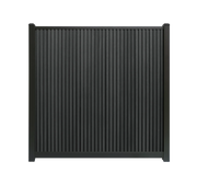 Composiet schutting Rhombus Zwart Verticaal