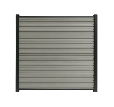 Composiet schutting Rhombus Grijs