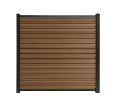 Composiet schutting Rhombus Teak