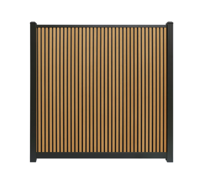 Composiet schutting Rhombus Eiken Verticaal