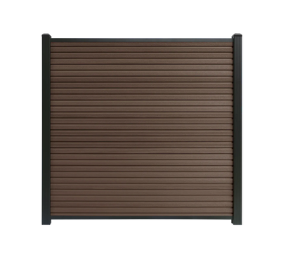 Composiet schutting Rhombus Walnoot