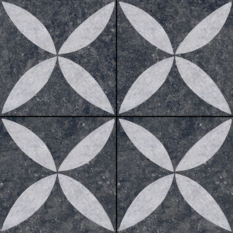 Kera Twice 60x60 Flower bloem Lotus Excluton keramische tegel