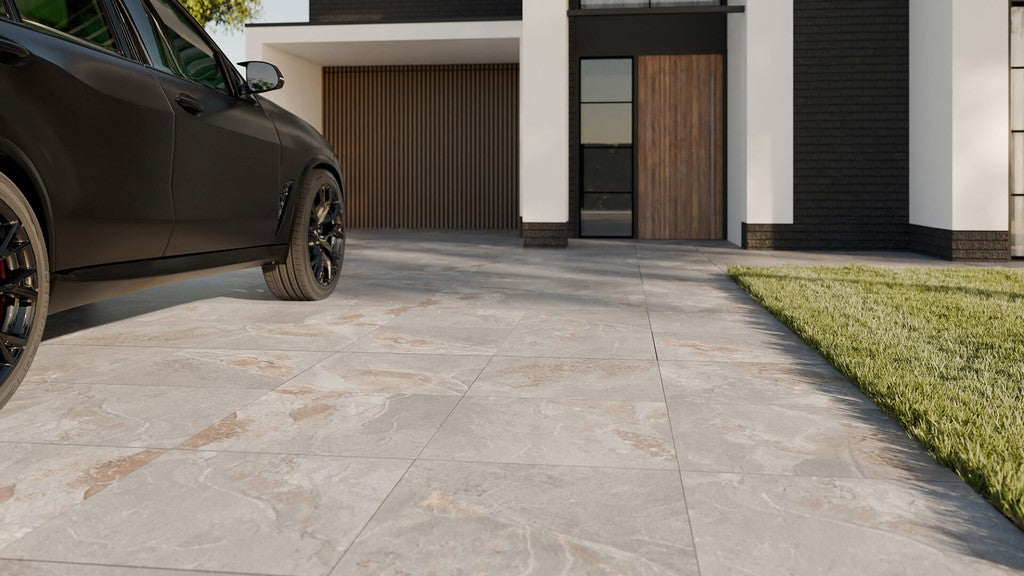 Keramische tegel varese taupe tre 80x80x3cm