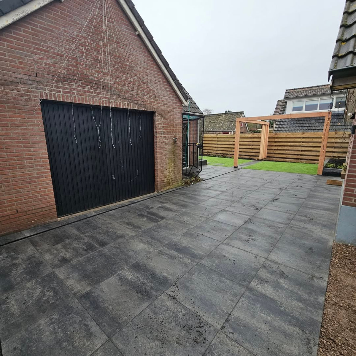 Kunstgras Non Directional Diamond + 60 mm Gras van de Buren